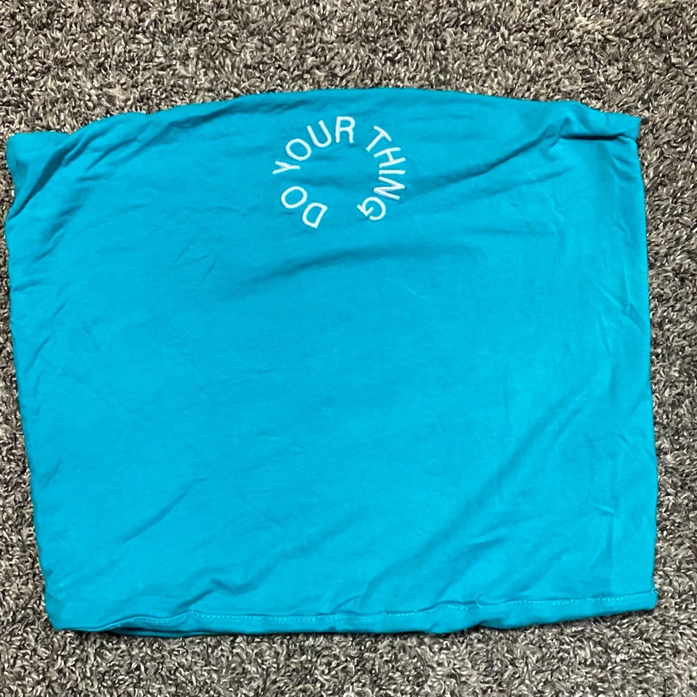 Ocean Blue Crop Top Size L